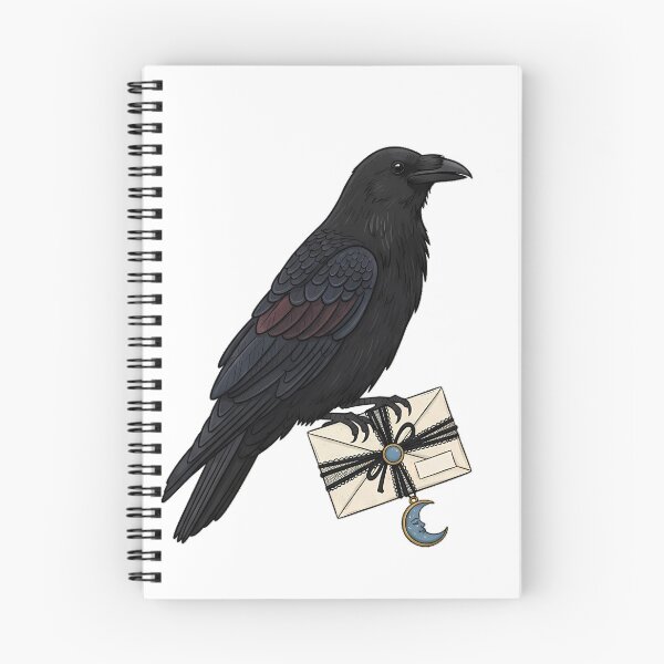 Item preview, Mourning Letter Raven designed and sold by IllumeInk.
