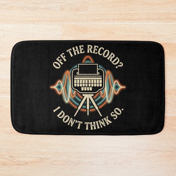 Item preview, Funny Court Reporter - Off The Record? I Don't Think So designed and sold by Go8Creations.