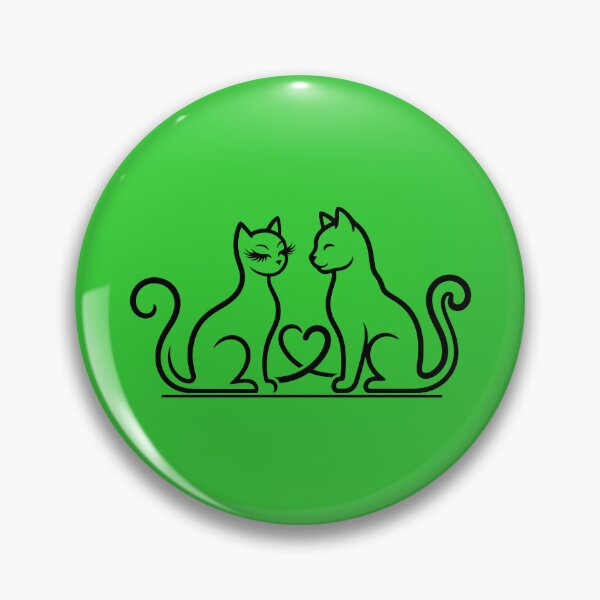 Item preview, ✨ Minimalist Romantic Cats: Flirty Eyelashes and Pure Love  designed and sold by NoraStudioArt.