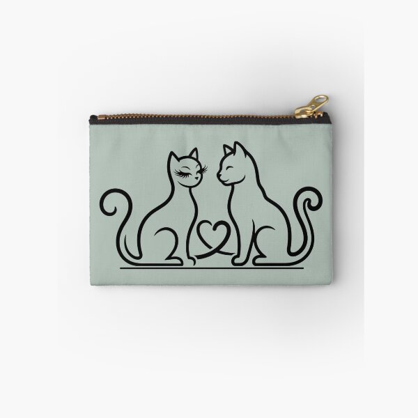 Item preview, ✨ Minimalist Romantic Cats: Flirty Eyelashes and Pure Love  designed and sold by NoraStudioArt.