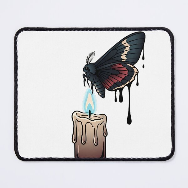 Item preview, Blue Flame Moth designed and sold by IllumeInk.