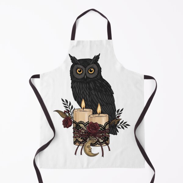 Item preview, Gothic Wedding Candle Owl designed and sold by IllumeInk.