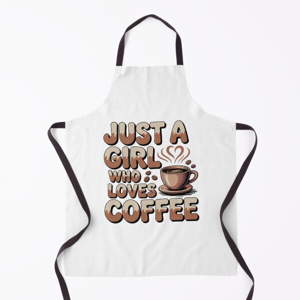 Item preview, Just A Girl Who Loves Coffee designed and sold by DigitalDream11.
