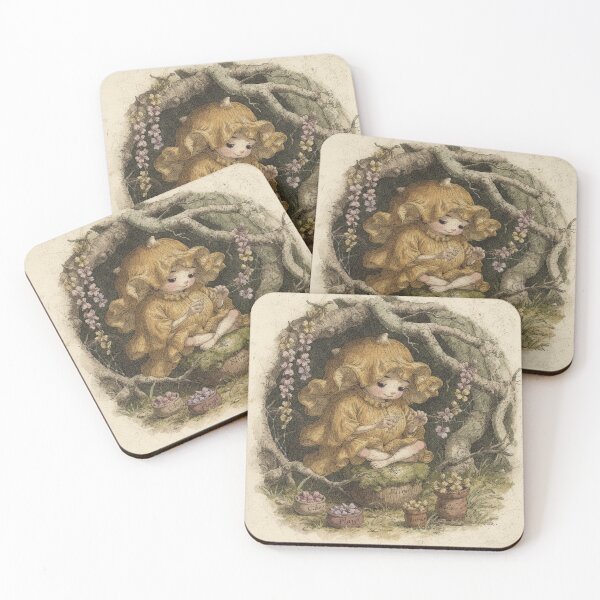 Item preview, Mushroom Folk Crafting - Cottagecore Forest Art designed and sold by PictorialWhimsy.