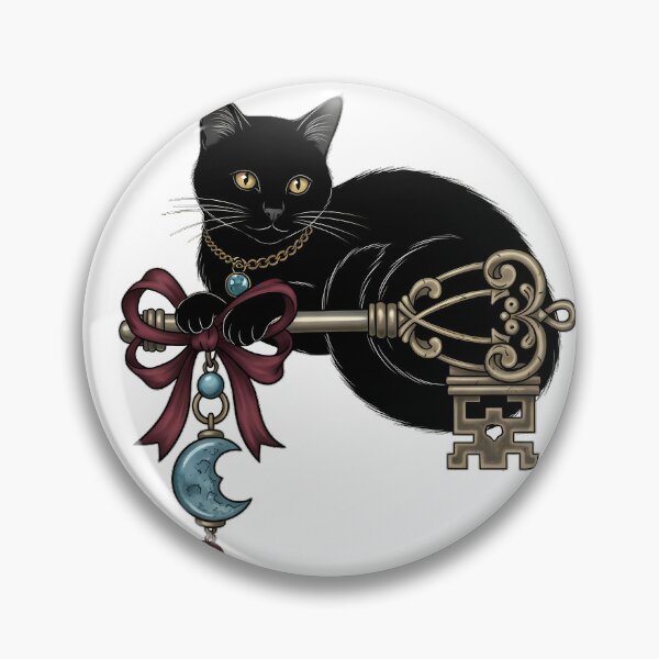 Artikelvorschau, Chapel Key Schwarze Katze entworfen und verkauft von IllumeInk.