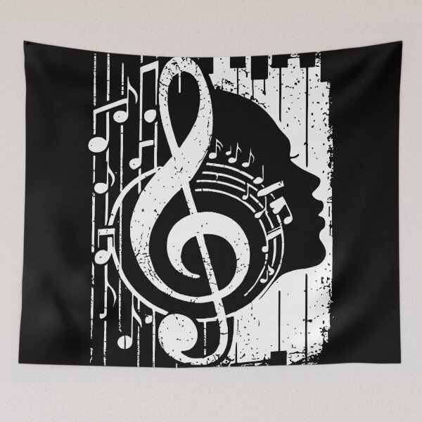 Item preview, Treble Clef and Musical Profile designed and sold by jkrphoto.