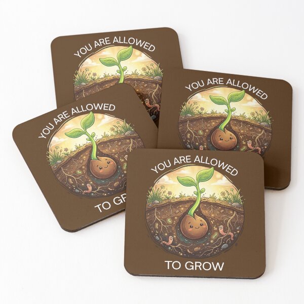 Item preview, You are allowed to grow - for dark colors designed and sold by LAJdesigns.