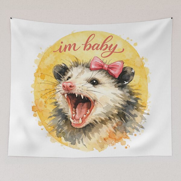 Item preview, I’m Baby — Feral But Cute designed and sold by ChickenFund.