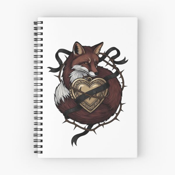 Item preview, Thorn Locket Fox designed and sold by IllumeInk.
