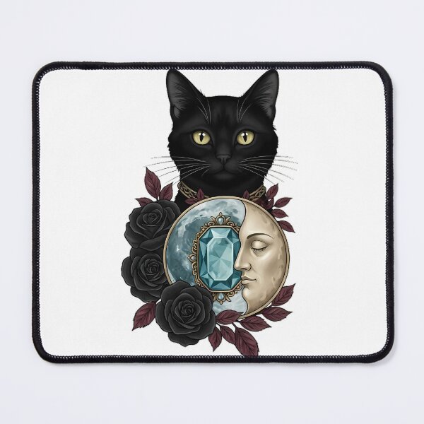 Item preview, Brooched Black Cat designed and sold by IllumeInk.