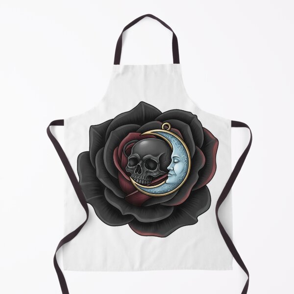 Item preview, Blue Moon Skull Rose designed and sold by IllumeInk.