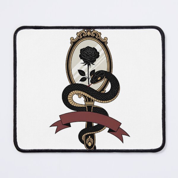 Item preview, Serpent Rose Mirror designed and sold by IllumeInk.