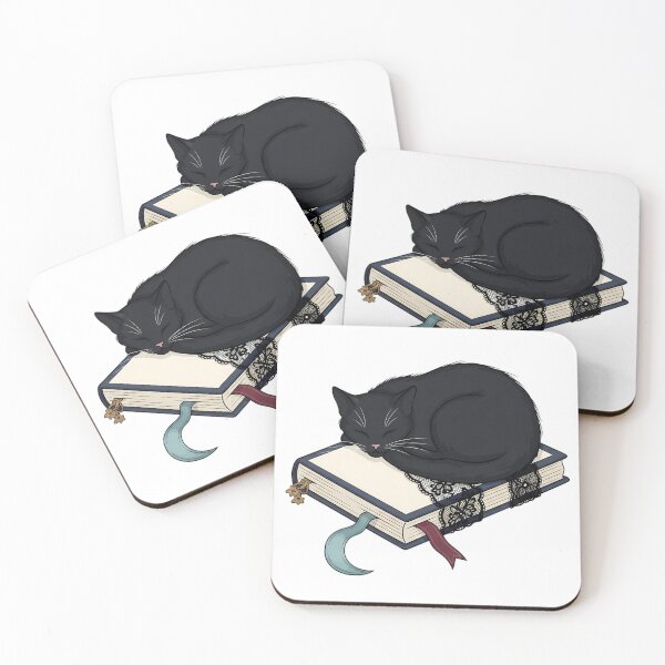 Item preview, Black Lace Journal Cat designed and sold by IllumeInk.