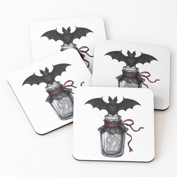 Item preview, Bat Apothecary Ribbon designed and sold by IllumeInk.