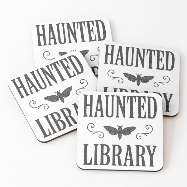 Item preview, Haunted Library Gothic Dark Academia Tee designed and sold by Roseyteedesigns.
