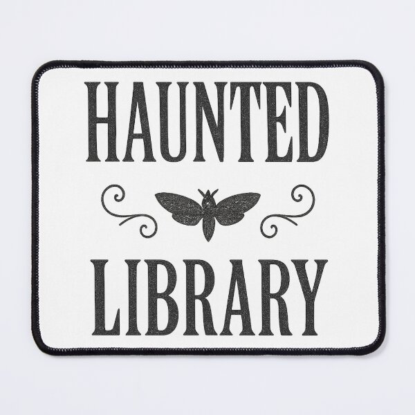 Item preview, Haunted Library Gothic Dark Academia Tee designed and sold by Roseyteedesigns.