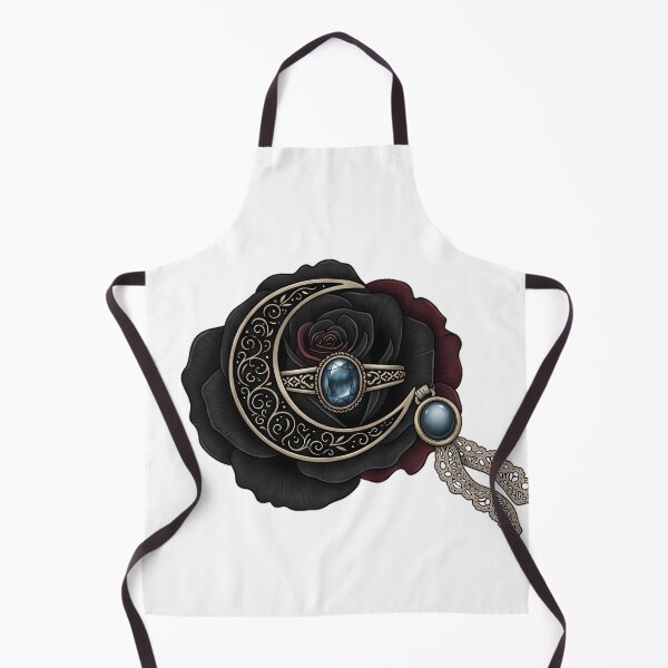 Item preview, Moonlit Black Rose Ring designed and sold by IllumeInk.