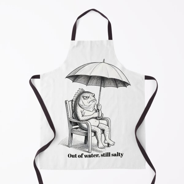 Item preview, Salty Fish - Out of Water Mood designed and sold by ByAnad.