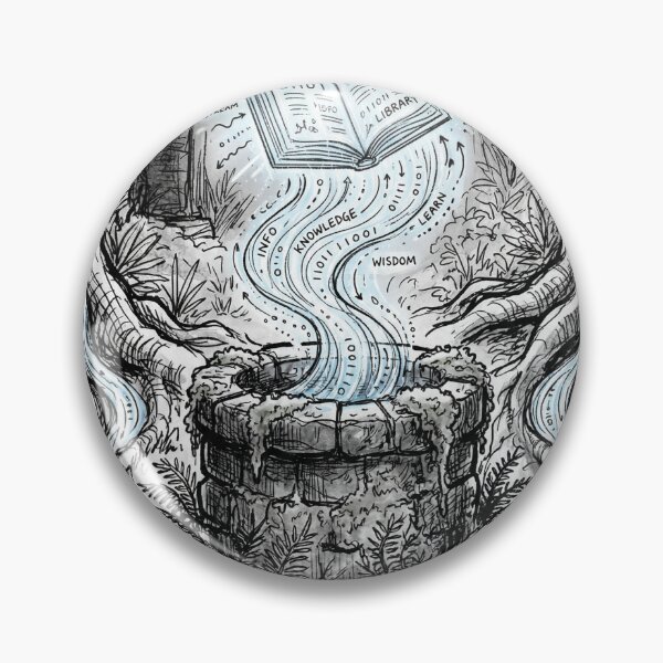 Item preview, The Knowledge Well Digital Magic Grimoire Forest designed and sold by TheBetaPattern.