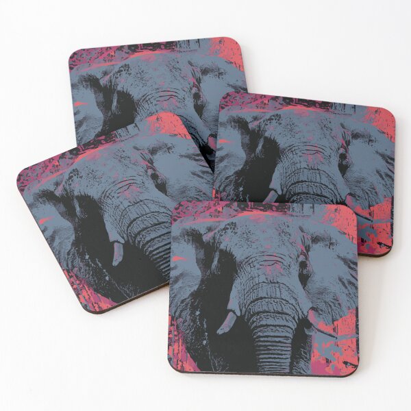 Item preview, Elephant street art grunge motif designed and sold by drizzd.