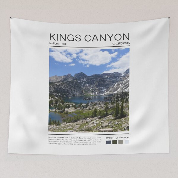Aperçu de l'œuvre Parc national de Kings Canyon - Californie créée et vendue par StudioRedKoala.