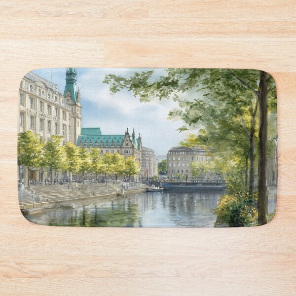 Item preview, Whispering Canals of Verdant Haven designed and sold by Venon28.