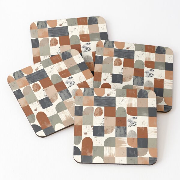 Item preview, Earthbound Mosaic Block Dimensions designed and sold by Hashola Designs.