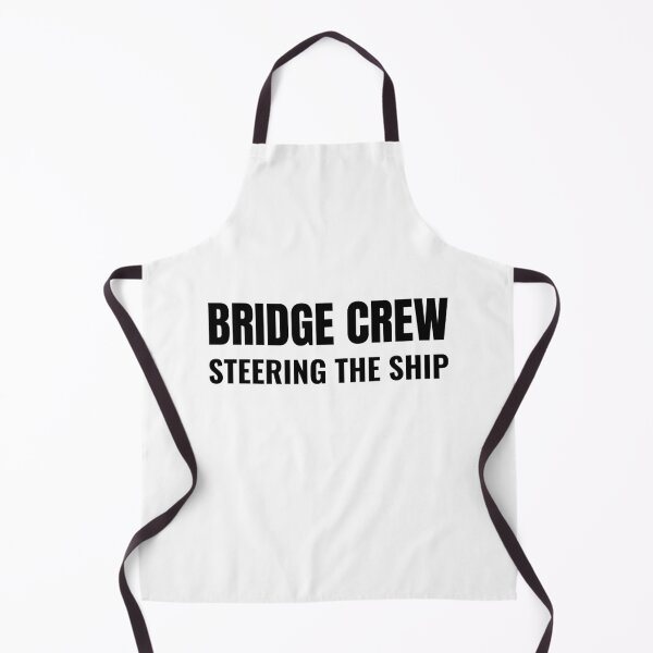 Item preview, Bridge Crew Steering the Ship (Black) designed and sold by ShipCrewNation.