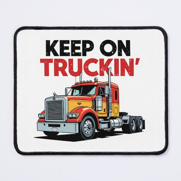 Item preview, Bold Trucker Slogan Retro Rig  designed and sold by mittie101.