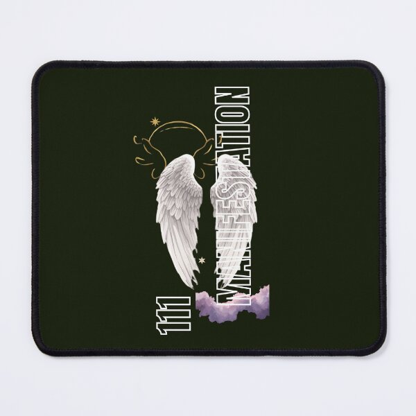 Item preview, 111 Manifestation Angel Number – Spiritual Aesthetic Typography Design designed and sold by CosmicQuietLab.