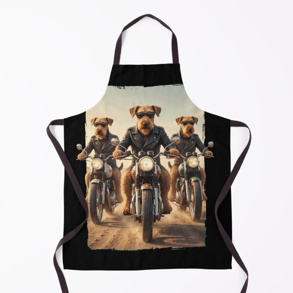 Item preview, Funny Airedale Terrier Motorcycle Meme Dog Lover designed and sold by DoodleTortle.