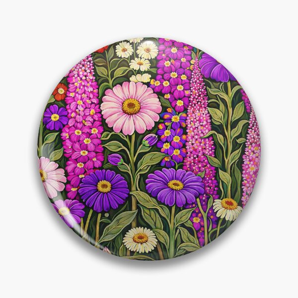 Item preview, Gustav Klimt Purple Flower Garden designed and sold by maniacfitness.