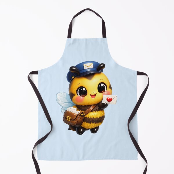 Item preview, Cute Honeybee Mail Carrier | Kawaii Bee Postman Delivering Love Letter 3D Cartoon designed and sold by Moons Studio.