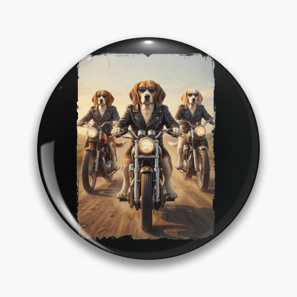 Item preview, Funny Beagle Motorcycle Meme Dog Lover designed and sold by DoodleTortle.