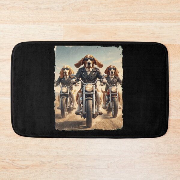 Item preview, Funny Basset Hound Motorcycle Meme Dog Lover designed and sold by DoodleTortle.