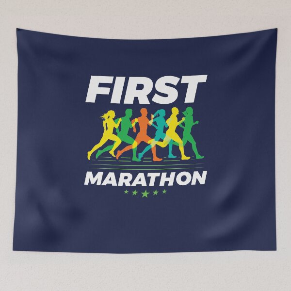Item preview, First Marathon Marathoner Runner Running  designed and sold by jaygo.