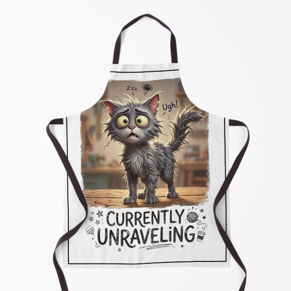 Item preview, Currently Unraveling Funny Cat designed and sold by LAJdesigns.
