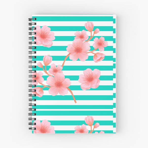 Item preview, Abstract - Stripes and CherryBlossoms designed and sold by Qalam&Pixel.