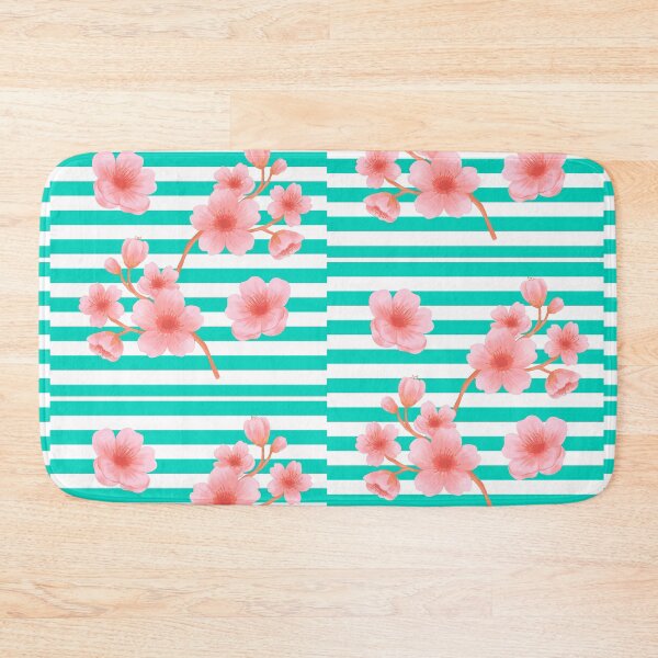 Item preview, Abstract - Stripes and CherryBlossoms designed and sold by Qalam&Pixel.
