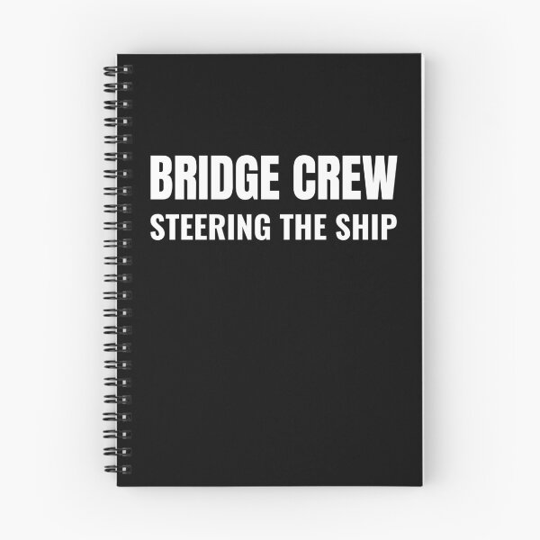 Item preview, Bridge Crew Steering the Ship (White) designed and sold by ShipCrewNation.