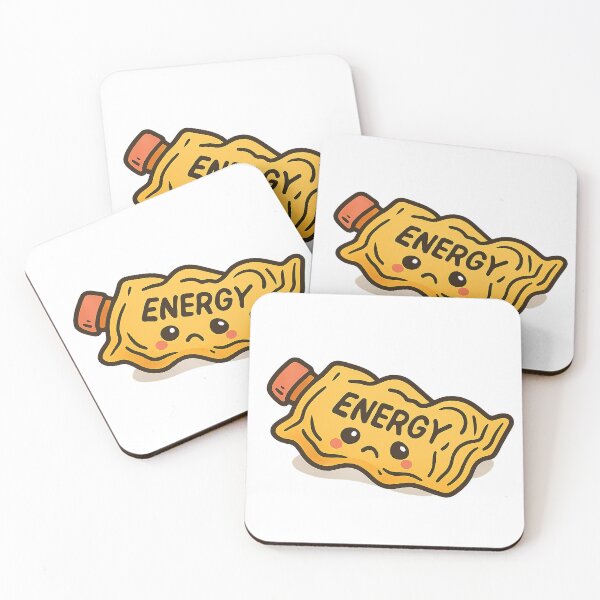Item preview, Exhausted Energy Gel Kawaii Funny Running Design designed and sold by Roseyteedesigns.
