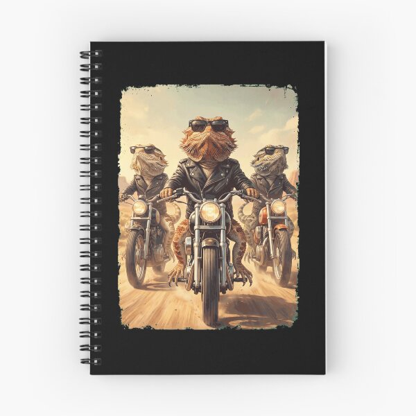 Item preview, Funny Bearded Dragon Motorcycle Meme Animal Lover designed and sold by DoodleTortle.