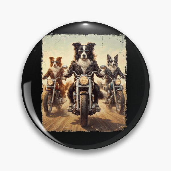 Item preview, Funny Border Collie Motorcycle Meme Dog Lover designed and sold by DoodleTortle.