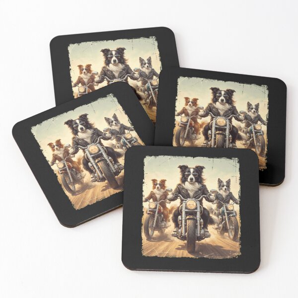 Item preview, Funny Border Collie Motorcycle Meme Dog Lover designed and sold by DoodleTortle.