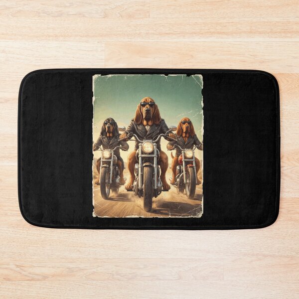 Item preview, Funny Bloodhound Motorcycle Meme Dog Lover designed and sold by DoodleTortle.