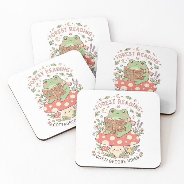 Item preview, Bookworm Frog – Cottagecore Frog Reader designed and sold by PMestore.