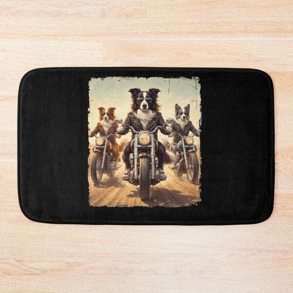 Item preview, Funny Border Collie Motorcycle Meme Dog Lover designed and sold by DoodleTortle.