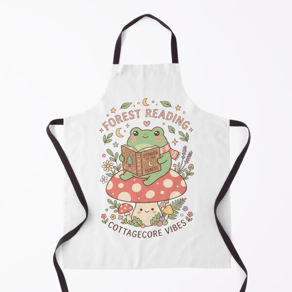 Item preview, Bookworm Frog – Cottagecore Frog Reader designed and sold by PMestore.