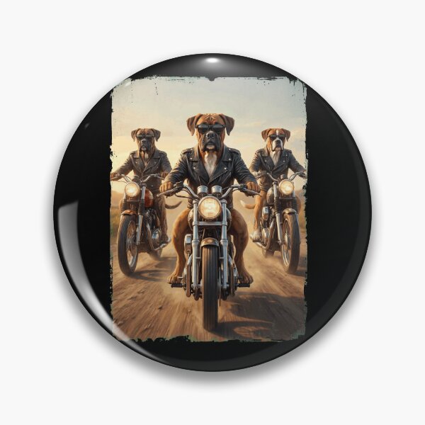 Item preview, Funny Boxer Dog Motorcycle Meme Dog Lover designed and sold by DoodleTortle.