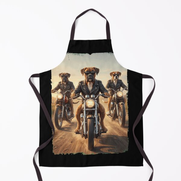 Item preview, Funny Boxer Dog Motorcycle Meme Dog Lover designed and sold by DoodleTortle.